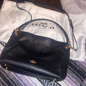 Black Coach purse crossbody